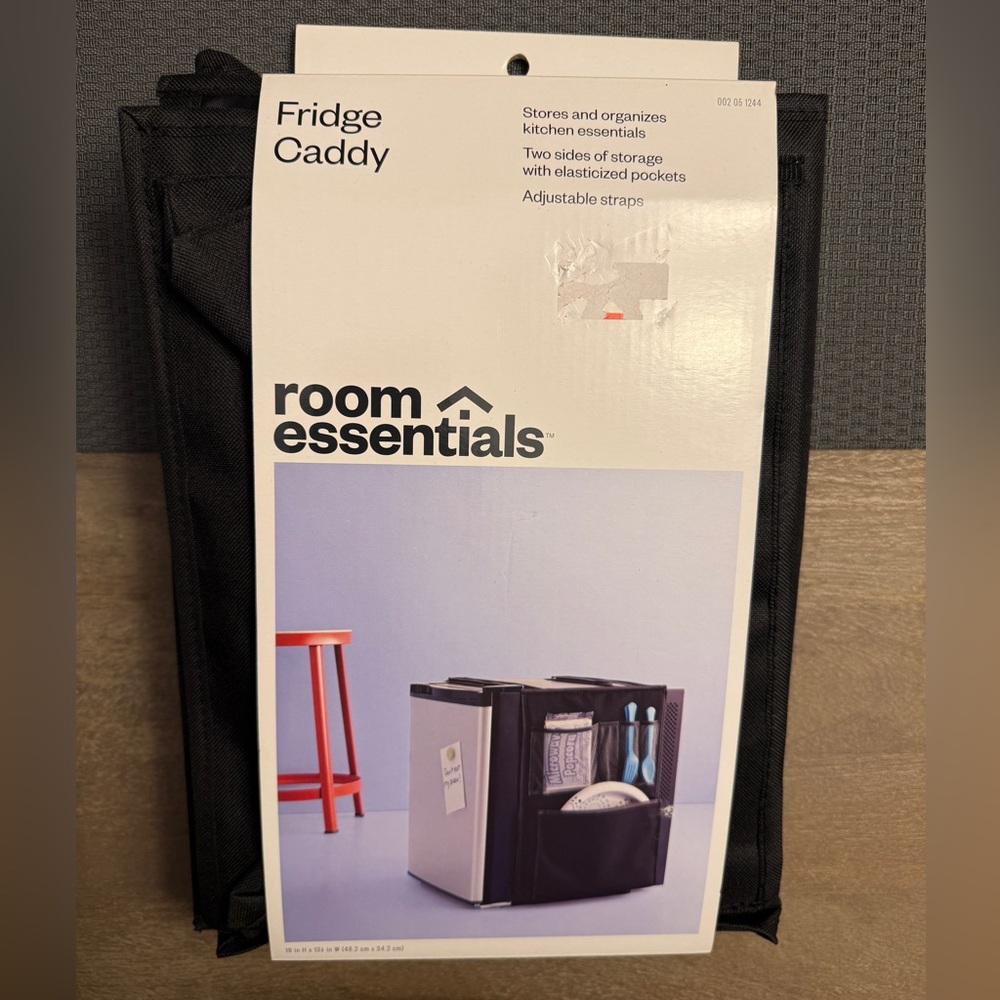 NWT Room Essentials Fridge Caddy Pocket Organizer Dorm Room